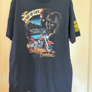 Harley Davidson "A WAY OF LIFE" 3D Emblem T-Shirt XL 